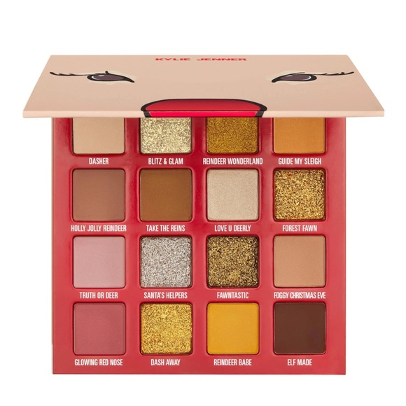 NEW: Kylie Cosmetics Limited-Edition Holiday Pressed Powder Palette - Picture 2 of 7